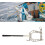 U Type Dock Hook, Mooring Rope Threader, Stainless Steel Cable Wire Guide, Ship Parking Tool (With Telescoping Pole) 2