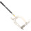 U Type Dock Hook, Mooring Rope Threader, Stainless Steel Cable Wire Guide, Ship Parking Tool (With Telescoping Pole) 3