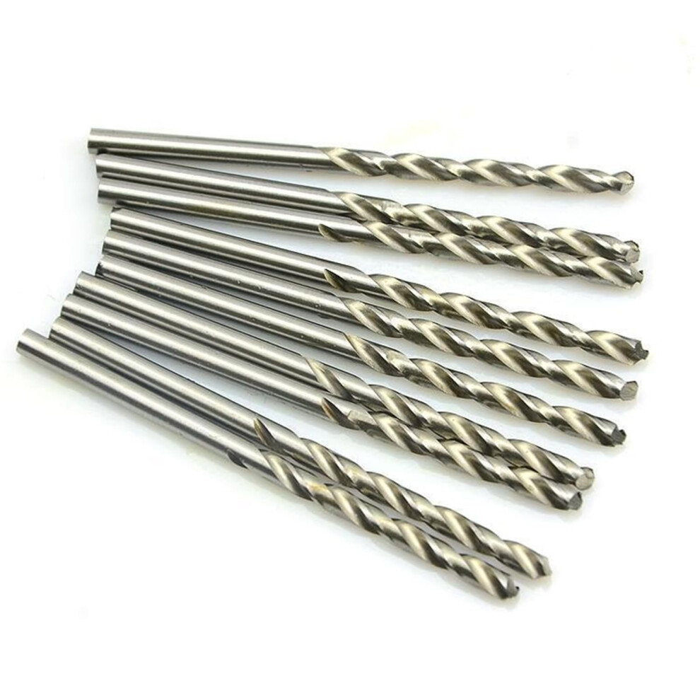 Hss Manual Twist Drill With Straight Shank 1.1/1.2/1.3/1.4/1.5/1.6/1.7/1.8/1.9/1.95/2.0 Mm 10 Pieces (1.7 Mm) Ref: 9533 9001264184834