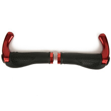 Mountainbike-styrgreb med stødabsorbering og skridsikker tekstur, ergonomisk design med justerbare aluminiumslegeringsringe for komfortabel