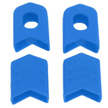 Juego de protectores de bielas para bicicleta, fundas duraderas para brazos de biela, resistente al deslizamiento, funda de silicona, buena