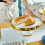 CeramicDessertTableCake plate with plastic lid, HotelRestaurant, High foot 3