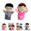 4St Handpop Familie Speelset Van Thuis 11