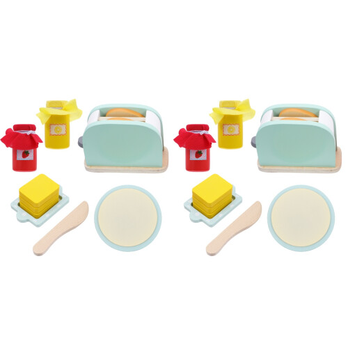 2 Sets Holz Simulation Kinder Rollenspiel Spielzeug 1