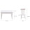 2Sets Mini Transparent Stuhl Modell Holz Zubehör 2