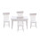 2Sets Mini Transparent Stuhl Modell Holz Zubehör 10