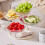 Multilayer Rotating Display Stand Cakes Snacks and Fruits-brown 5