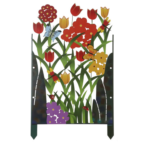 Exquisite Workmanship Plant Frame Miniature Fence Decoration-C