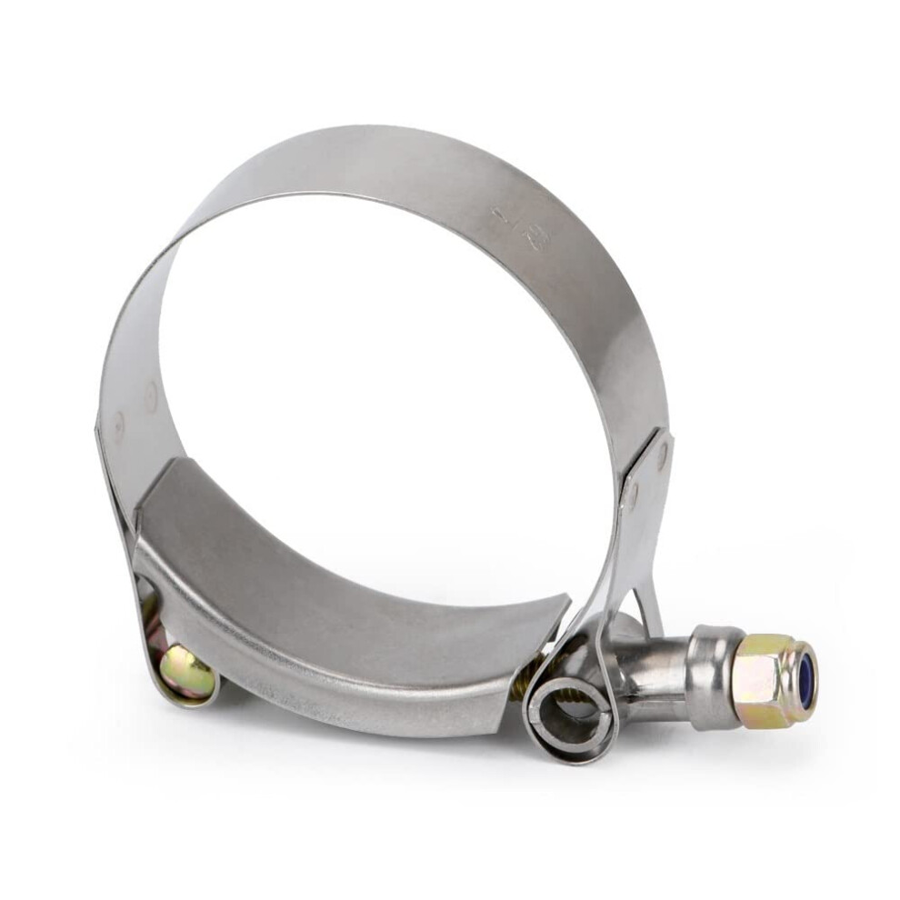 2Pcs 2,25 'Stainless Steel Turbo Coupling Dual Tbolt Clamps 60/68 Mm Ref: 6131 9001264184636