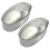 2 Stück ovale Kuchenformen, Käsekuchen-Backformen,-L 1
