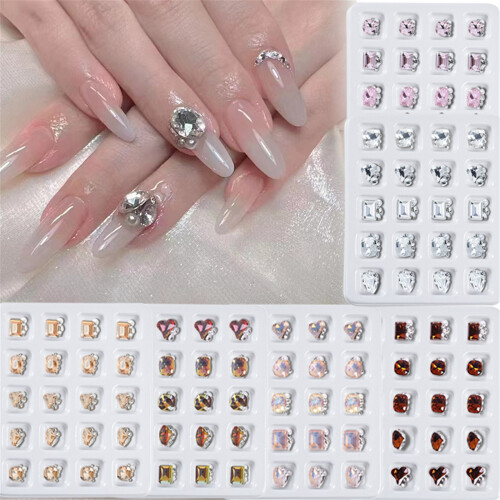 Get Creative with 20pcs Nail Art Embellishments-caramel colour 2