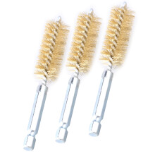 Brosse de nettoyage de tubes métalliques, outil-brosse en cuivre