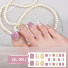 Toe Nail Wraps DIY Toe Nails Manicure Decals Sheets-BSJ017