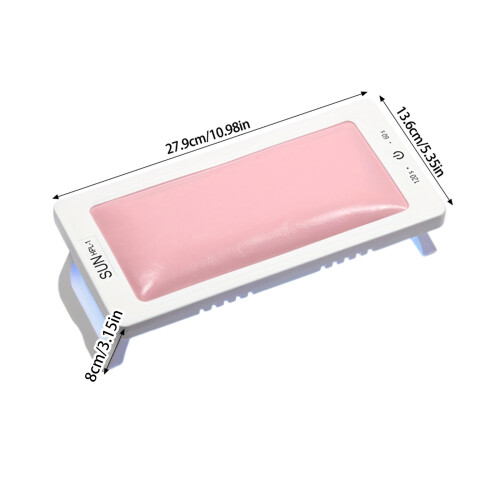 Lampe à ongles repose-main, sèche-ongles, oreiller à main-Blanc 1