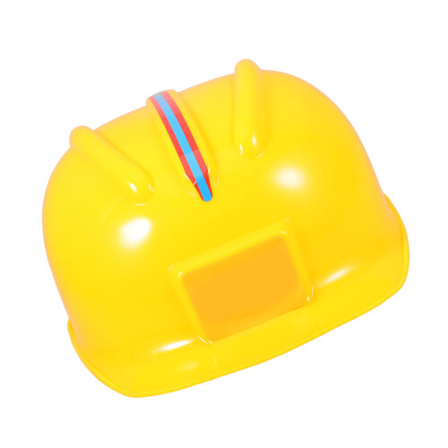 2Stk Kinder Bauhelm Aus Sicherem Material, Gelb, Robust Und Leicht
