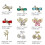 Exquisite Alloy Nail Charms Set Long lasting Versatile-X1176 4