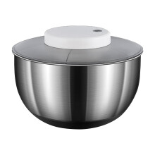 Electric Salad Spinner, 4.8L Automatic Vegetable Dryer, USB Rechargeable