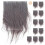 2 Sets Fake Beards And Wood Balls Kits For Gnome Making 1