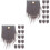 2 Sets Fake Beards And Wood Balls Kits For Gnome Making 3