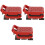 3Pcs Mini Plastic Waffle Maker For Dollhouse Kitchen 3