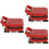 3Pcs Mini Plastic Waffle Maker For Dollhouse Kitchen 6