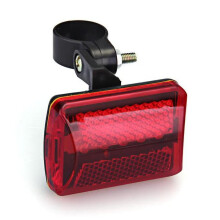 Lumină spate pentru bicicletă cu 5 LED-uri, lumină LED roșie intermitentă, design impermeabil cu 7 moduri pentru avertizare de siguranță
