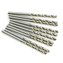 Spiral drill with straight shank, HSS, manual, 1,1/1,2/1,3/1,4/1,5/1,6/1,7/1,8/1,9/1,95/2,0 mm, 10 pieces (1,85 mm) Ref: 3489