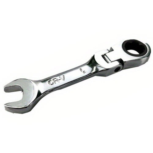 Hand Combination Wrench Spanner Tool 72Tooth Short Handle-10mm