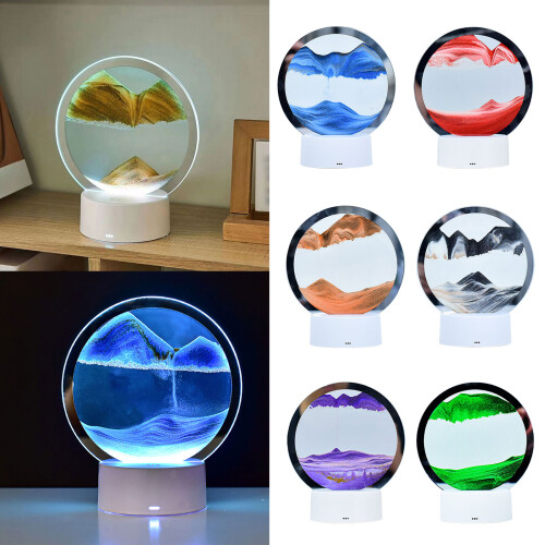 Lampe de sable 3D créative, décoration Unique, lampe de Table-4 2