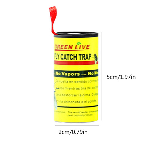 Fly Trap Sticky Adhesive Fruits Fly Hanging Strips Fly-5 sets 1