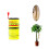 Fly Trap Sticky Adhesive Fruits Fly Hanging Strips Fly-5 sets 4