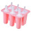 Flexible Silicone Ice Lolly Maker for Healthy Snacks-Pink 1