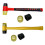Multi Purpose Rubber Hammer Heavy Duty Mallet Ergonomic-Red 2