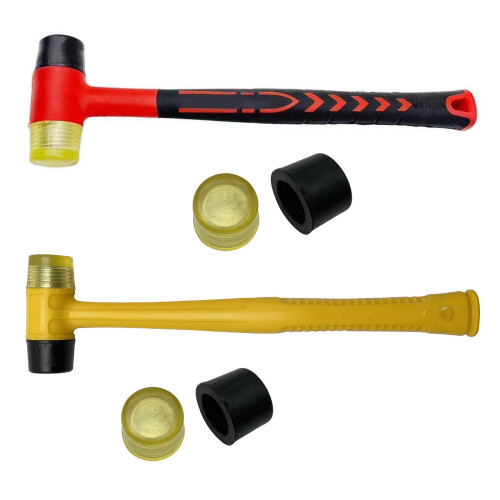 Multi Purpose Rubber Hammer Heavy Duty Mallet Ergonomic-Red 1