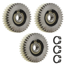 Kit de engrenagens de aço para motor de bicicleta elétrica, engrenagens planetárias 36T38mm OD de construção endurecida, kit de embreagem para