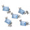 5pcs Rectangular Nail Charms Nails Art Decoration-light blue 1