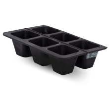 6 Seed Tray L Propagation Pots 5 x 4 cm Fair Trade Natural Rubber