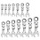 Hand Combination Wrench Spanner Tools 72Tooth Short Handle-17mm 2
