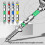 10Pcs Magnetic Cross Bit Set Impact Double Head Hardness-100mm 7