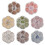 Breloques rectangulaires pour Nail Art, fleurs 3D,-style 01 2