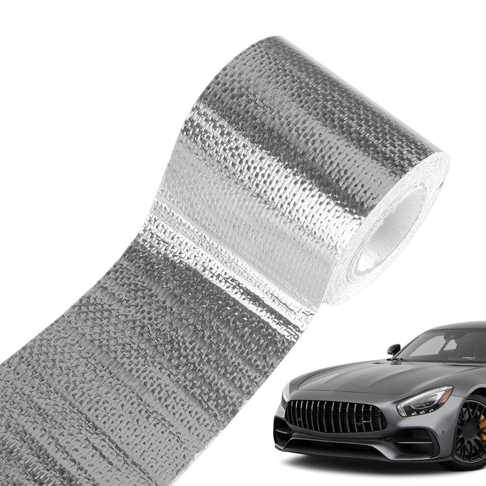 Heatresistant Tape For Car Exhaust Pipes, Aluminum Foil Tape, Industrial Tape, 10M5cmcable Ties Ref: 7919 Silver 9119770061775