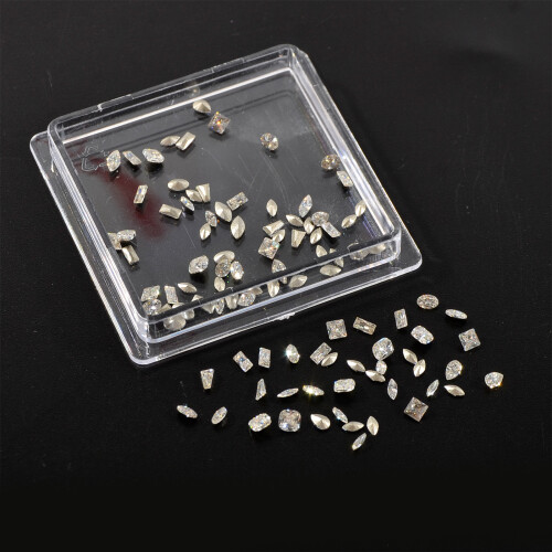 100Pcs/set Elegant Rhinestones 3D Nail Art Crystal-01A