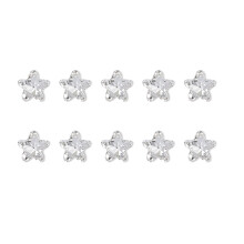 Breloques pour Nail Art, 10 pièces, strass à fond-style 04