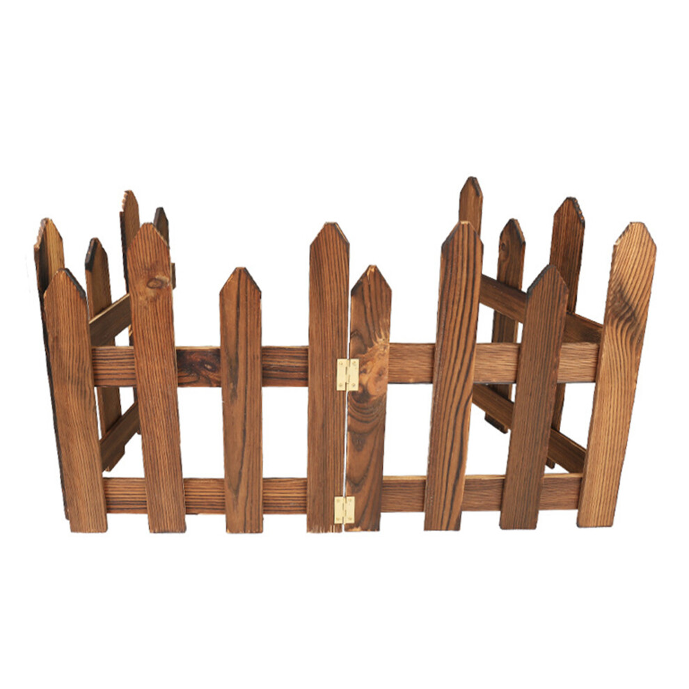 120Cm Mini Wooden Fence Diy Miniature Fairy Garden Barrier-M 7754001004651