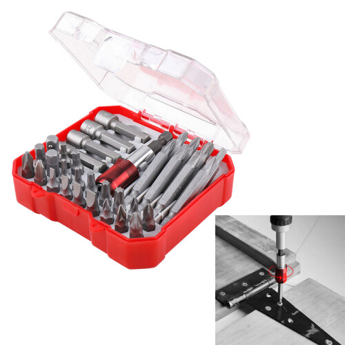 Durable 34pcs Security Bit Set Comprehensive Hex Star 1