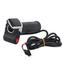Manopola acceleratore con display LCD per bicicletta elettrica/monopattino elettrico, acceleratore a rotazione, manubrio ergonomico antiscivolo