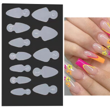Franse nageltips tekengidsstickers Franse nagelvorm gellak-04