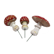 3 stuks lichtgevende paddestoel tuinpalen ornamenten voor