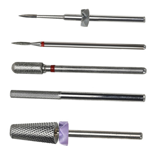 5/6Pcs Nail Drill Bit Set Tungsten Steel Nail-five piece set