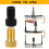 Efficient Brass Presta Valve Adapter, Convert Presta To Schrader, Solid Brass Construction Ensures Durability, Perfect For Standard Pump Or Air Compre 4